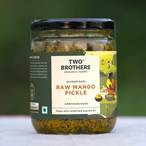 Image of Two Brothers Organic Farms Raw Mango Pickle (500GM)