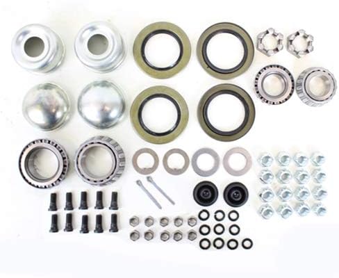 Miniatura 2 de 7000lbs Kit de freno eléctrico autoajustable de eje para remolque