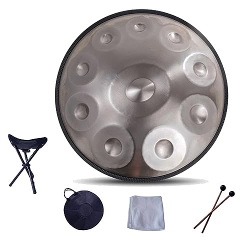Handpan Drum 10 notas Steel Handdrum en D Menor 22 pulgadas miniatura 1