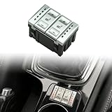  MKptopia Sitzheizungstaste, Schalter, kompatibel mit For-d S-MAX Ga-laxy MK 3 Mon-deo MK 4 6M2T-19K314-AC-Silber