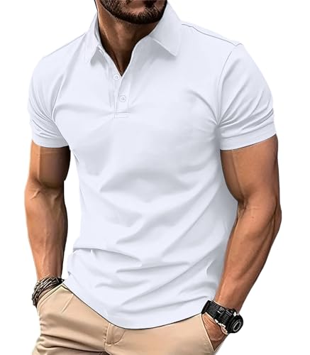 Men's Performance Golf Polo Shirt Moisture Wicking Quick Dry Short Sleeve Polo Shirts for Men Casual Activewear2