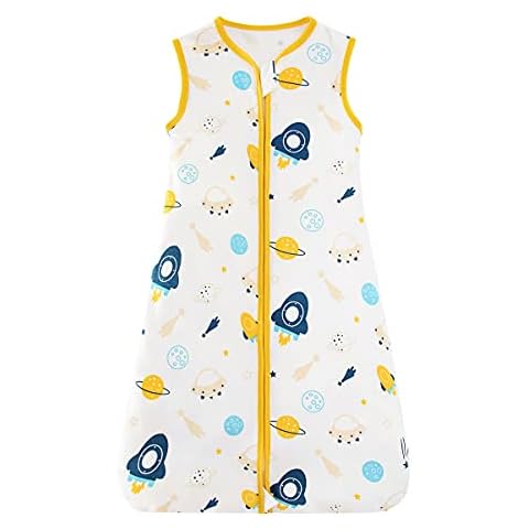 SFreeBo Baby Sleeping Sack 0.5 Tog Summer Wearable Blanket with Zip Sleeveless Sleep Bag for Infant Baby 3-12 Months Cover