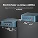 BOSGAME Mini PC Intel Core i5 12600H(12C/16T, up 4.5GHz), 32GB DDR4 RAM 512GB PCIe SSD, Mini Computers Dual LAN/4x USB3.2/WiFi6/BT5.2/HDMI+DP+USB-C/4K Triple Display