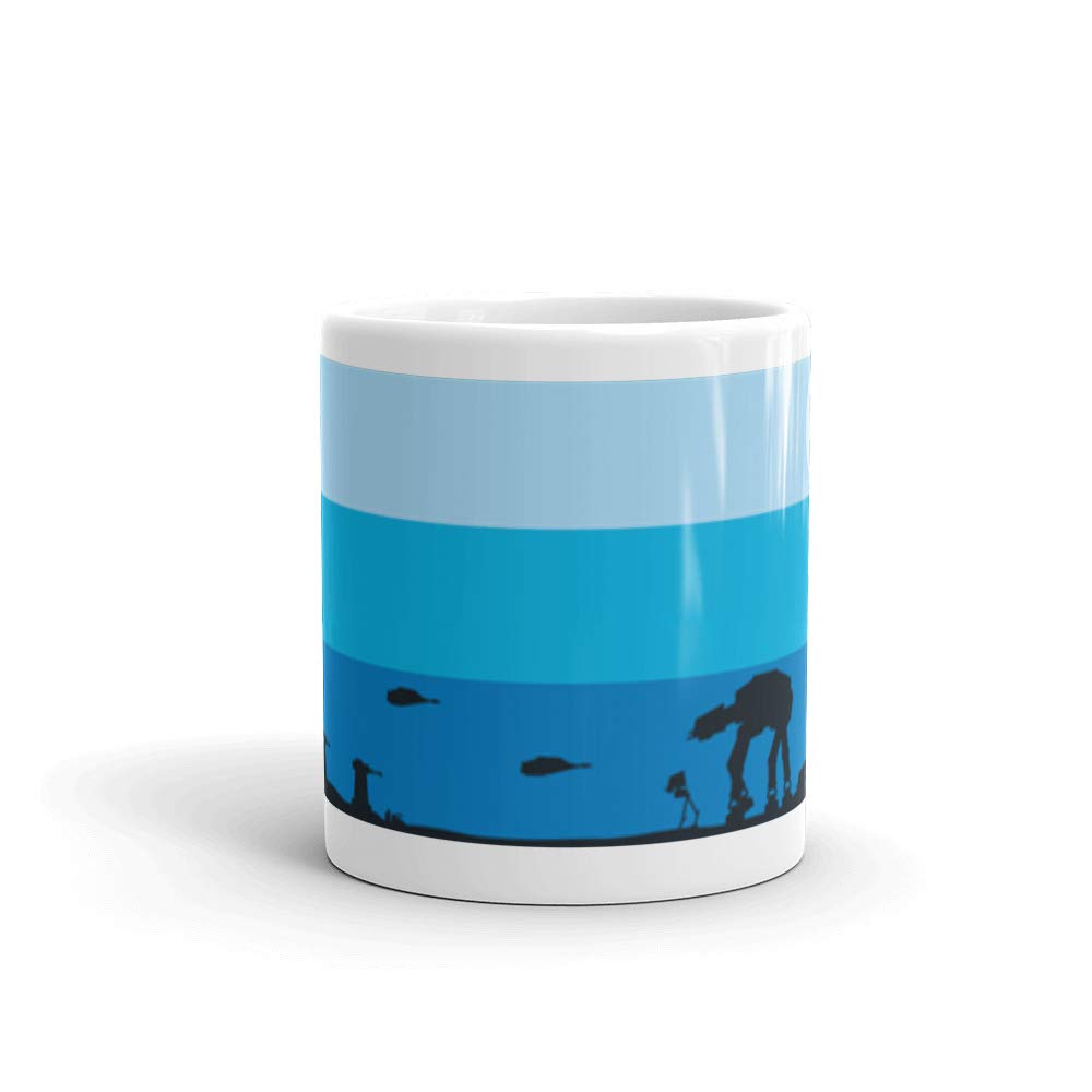 Battle On Ice Planet Hoth Mug, Empire Strikes Back, Episode V, Novelty, Gift, Movie Fan