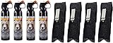 Guard Alaska 9 oz. Bear Spray Repellent + Pepper Enforcement Belt Clip Holster - Maximum Strength Bear Deterrent (4-Pack)
