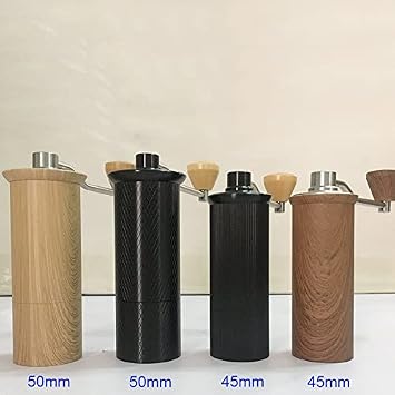 Manual Coffee Grinder 45MM Aluminum Coffee Miller Black/Brown/Silver/Gold 15g Mini Portable Coffee milling Machine (Color : C) (C)