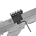 Marmot 45 Degree Rail Mount 4 Slots Picatinny Weaver Rail for Flashlights Laser Red Dot Sight Optics,3 Units in Pack