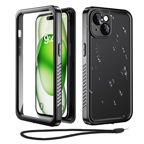 Ya en manzanajugosa.com: Beeasy Funda para iPhone 15 Plus Impermeable IP68 - Militar Antigolpes Antipolvo Waterproof Acuatica Resistente 360 Grados Protección, con Pantalla/Camara Protector, Negro
