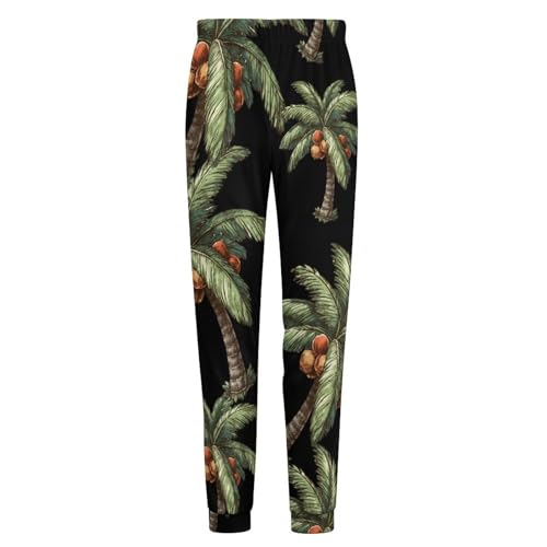 Palms Coconuts Tree Men's Pajama Pants Lounge Pant Sleepwear PJ Bottoms4