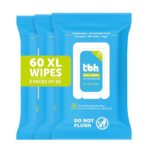 TBH Kids XL Wipes for Kids and Teens –Extra Large Wipes