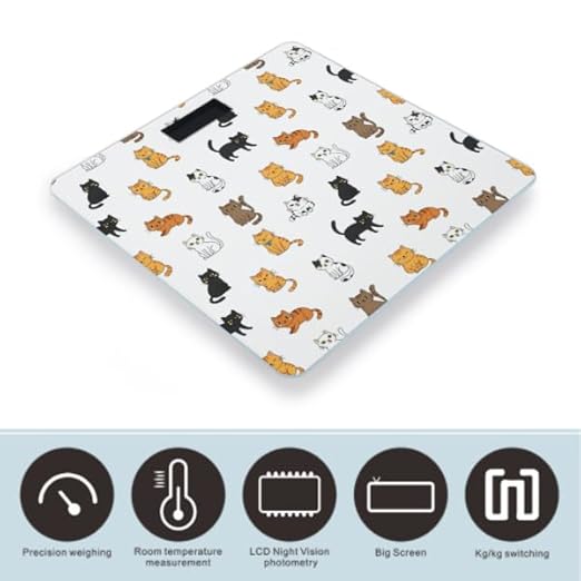 Báscula de Baño Digital Inteligente con Pantalla LCD miniatura 3