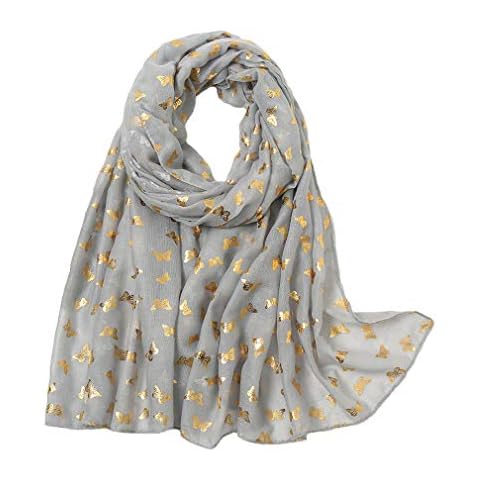 Foulard KAVINGKALY Papillon Gris Cover