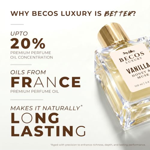 BECOS LUXURY Vanilla Honey & Musk 100ml - Image 6