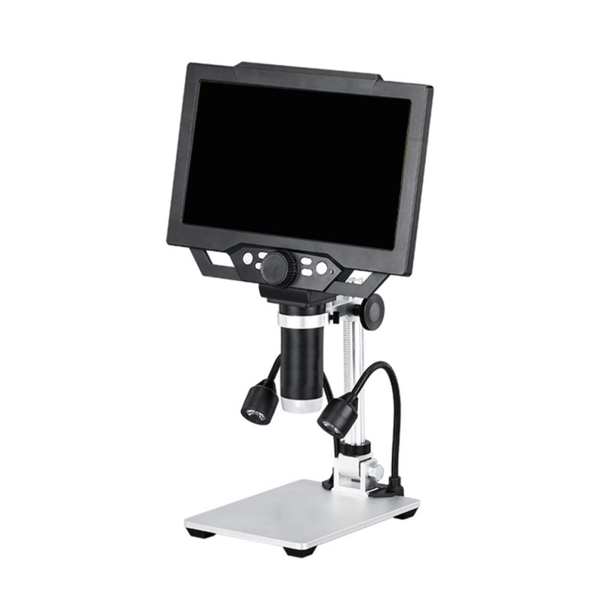 Microscopio Digital de 12mp Pantalla de 9 Pulgadas y Luz LED