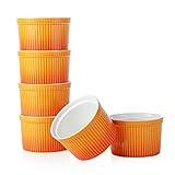 【Materiales Premium】--- Este moldes para platos de soufflé está hecho de materiales de porcelana de alta resistencia, con mayor densidad y mejor resistencia a caídas y grietas. Apto para horno, microondas y lavavajillas. 【Diseño de Doble Acristalamie...