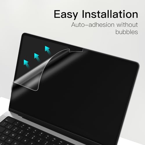 Image of JETech Screen Protector Guard for MacBook Pro 14-Inch (M1-M5, 2021-2026), Anti-Glare PET Matte Film, Anti-Fingerprint, 2-Pack