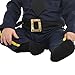 amscan Cop Recuit Halloween Costume for Babies, 6-12 Months, with Hat and Attached Badge