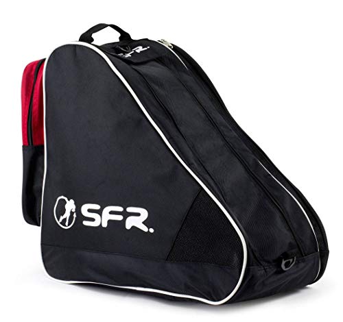 Sfr Skates Large Ice & Skate Bag II bolsa para patins patinagem infantil, juventude unissexo, multicor (Black/Red), tamanho único