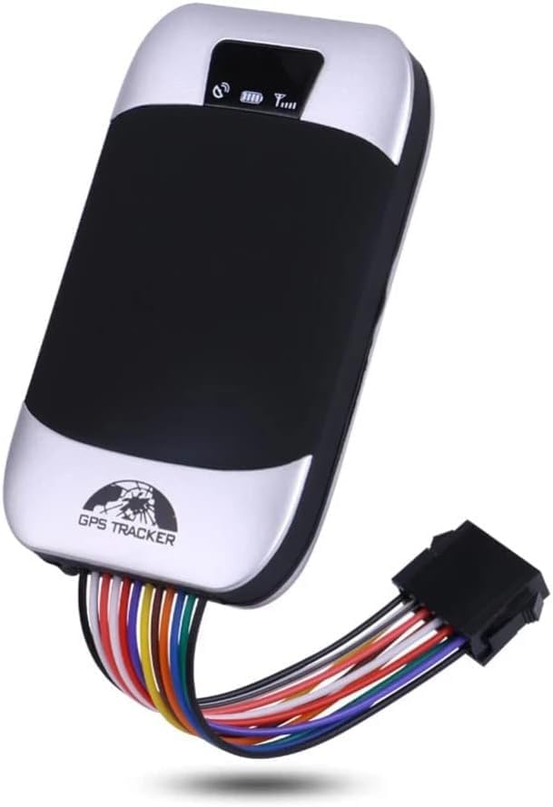 Soufyuane Coban TK303F GPS Tracker with wiring harness.