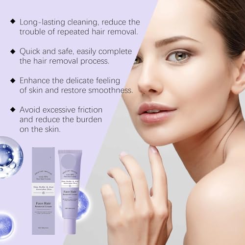 Crème dépilatoire visage lèvre et menton lot de 3 pièces - 5