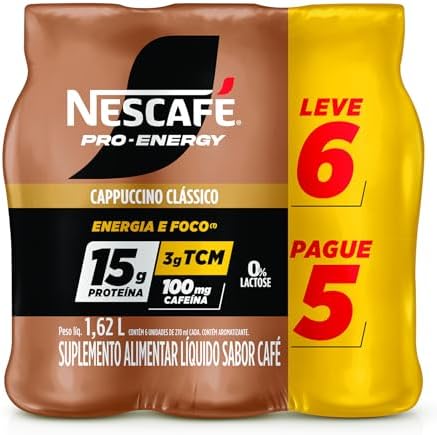 Suplemento Alimentar UHT Nescafé Pro-Energy Capuccino Clássico 15...