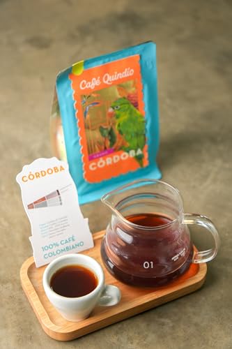 Image of Cafe Quindio Medium Roast 100% Colombian Excelso Whole Bean Arabica Coffee - Cordoba Municipal Harvest - 8.8 Ounce (Pack of 1)