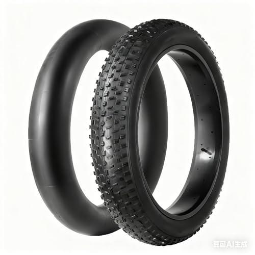 Neumáticos Fat Bike 26x4.0, Llanta Plegable Todoterreno para E-Bike, Caucho Resistente a Pinchazos, para Nieve Arena Playa y Montaña