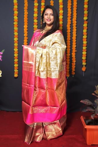 Image of Avantika Fashion Women's Kanjivaram Soft Semi Silk Banarasi Sarees With Blouse Piece