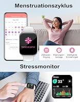 Smartwatch mit Telefonfunktion,Smartwatch für Damen Herren 1.85'' HD Screen – Ansicht 5