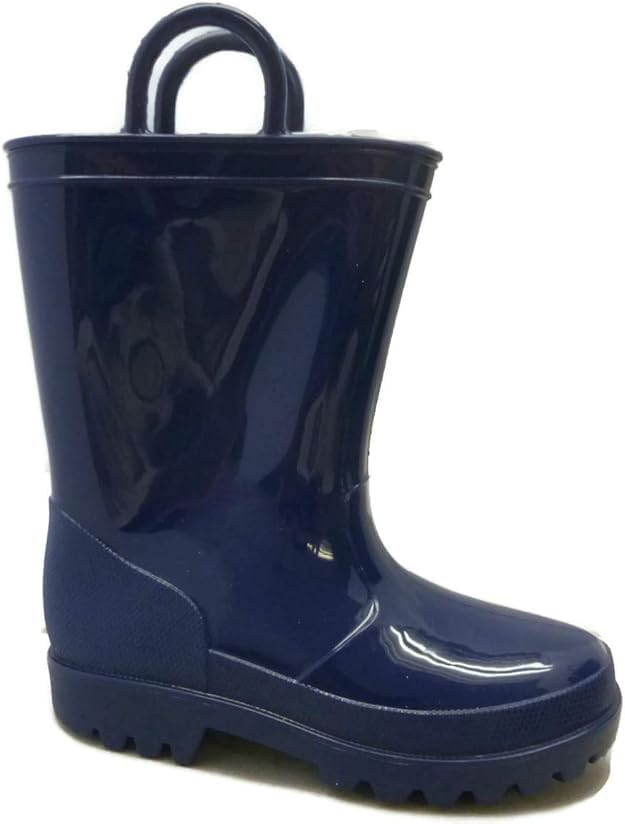 SkaDoo Navy Kids Rain Boots 9 M US Toddler