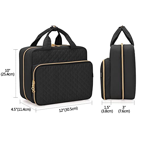 Image of Damero Pill Bottle Organizer, Travel Medicine Bag Organizer, Black | Medicine Organizer and Storage for Pills, Vitamin, Fish Oil, Medical Supplements for Women and Men