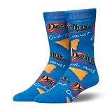 Crazy Socks β Doritos Cool Ranch Unisex Crew Socks Large β Fun Snack Graphic, Colorful Pop Culture Merch, Cozy All-Day Comfort, Gift for Chip Lovers