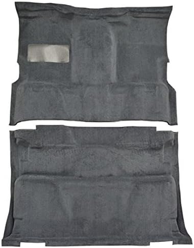 ACC Automotive Carpet Compatible with 1981 to 1991 Chevrolet Crew Cab Pickup Truck, 4 Wheel Drive (801-Black Plush Cut Pile)
