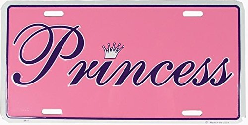 Pink Princess License Plate
