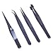 Produktbild Am-Tech 4 Stück Tweezers Set, R0382