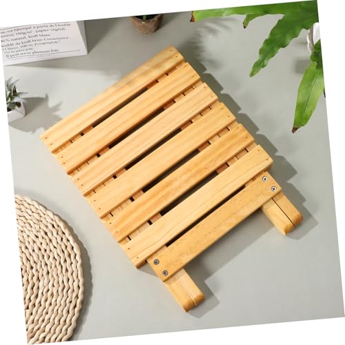Table pliante extérieure en bois pour jardin balcon et support de plantes