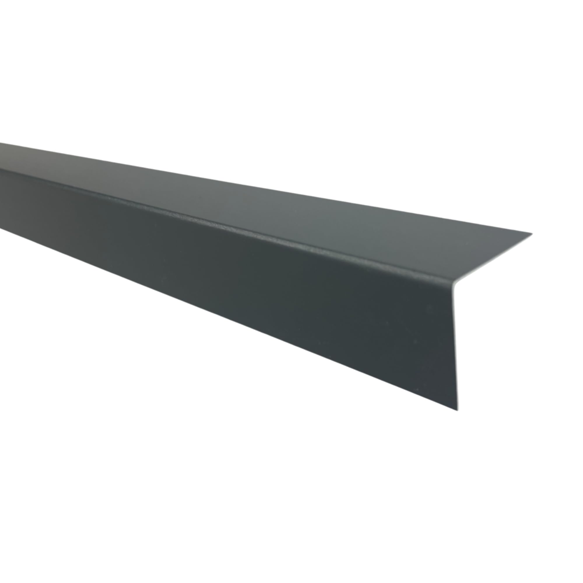 Alu Winkel grau, 3000mm Aluwinkel anthrazit 50x50 mm Schenkelinnenmaß aus Alu Ral7016 Anthrazitgrau 1,5 mm stark Dachblech Alu Kantenschutzprofil, Winkelblech Anthrazit