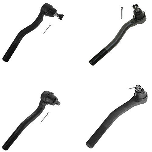 TRQ Front Tie Rod Set Compatible with 1999-2004 Jeep Grand Cherokee