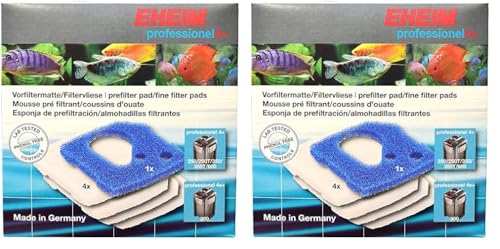 Eheim 2617710 Filtermatte + Filtervlies für Prof 4+ (2271/73/75), Prof 4e+ (2274) (Packung mit 2)