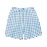 [ベルメゾン] ハーフパンツ ベビー 女の子 男の子 ギンガムチェック ショートパンツ・ハーフパンツ オフホワイト×ブルーギンガム 95