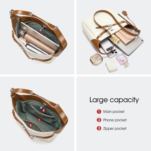 Bolso Hobo de cuero para mujer tipo Tote y Satchel miniatura 6