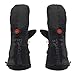 Price comparison product image Glovii Battery Heated Mittens, Thermoactive Gloves With One Finger, Black, Sizes: S, M, L, XL (L)