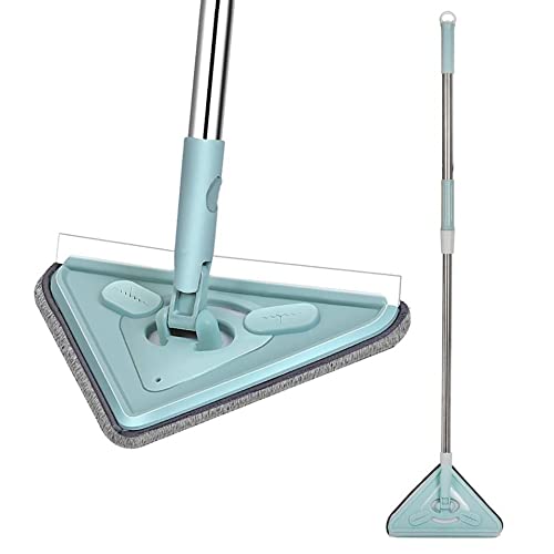 ALISSA 3 in 1 Flexible Clean Mop Triangle Pad Flat Cleaning Brush Long Handle Kitchen Bathroom Tile Wall Glass Window Cleaning Tool