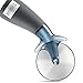 TESUE Pizza Cutter Wheel Slicer - Premium Anti-rust Stainless Steel pizza slicer Sharp Blade - Ergonomics Design Anti-Slip Handle - Easy to Clean and Use - Fit for Pies, Waffles