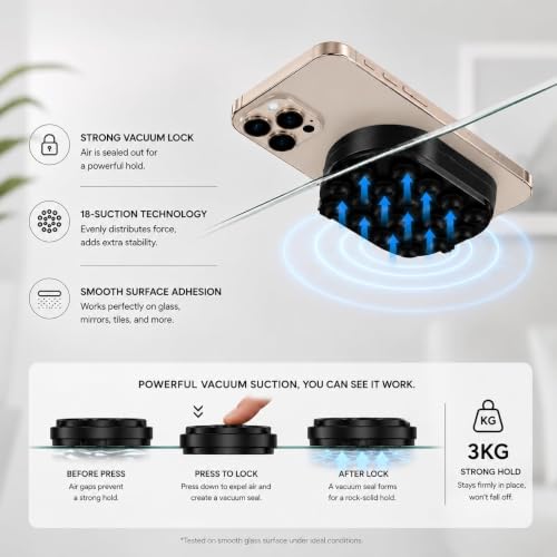 Silliquam 360° Rotating Phone Holder with N52 Magnet - Image 3