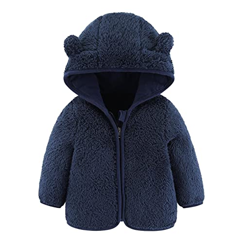 Rydcot Toddler Boys Girls Fleece Hoodie Jacket Fall Winter Long Sleeve Thick Outerwear Snowsuit Baby Zipper Coat Outfit Boys' Outerwear Jackets Coats Girls' Springs Fall Fleece Jacket #TOP26