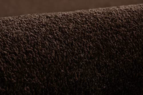 Alfombra de Pasillo Eton marrón 70x150 cm antirruido para suelo de madera 8