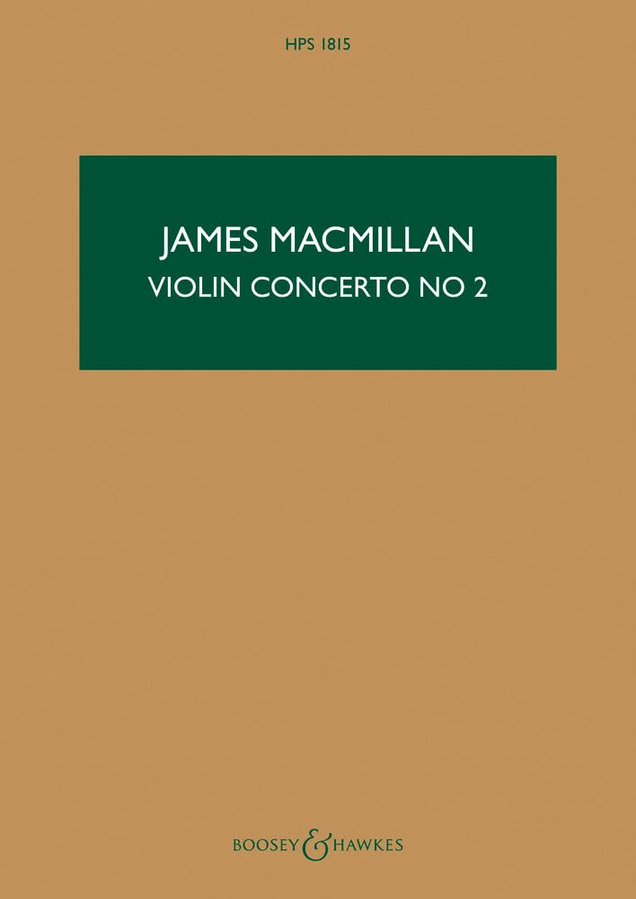 Violin Concerto No 2 Hawkes Pocket Scores partition d'étude de poche violon
