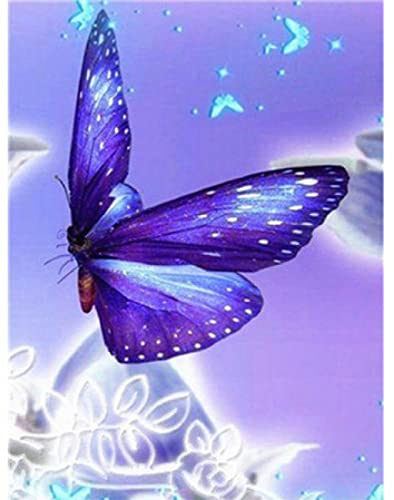 Peinture au diamant 5D papillon pour illuminer la décoration de votre salon