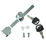 ZOZOSEP Configura el cierre de puerta corredera de cristal con llave, traje para vitrina de terrario, vitrina de bricolaje, herramientas de jardinería